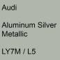 Preview: Audi, Aluminum Silver Metallic, LY7M / L5.